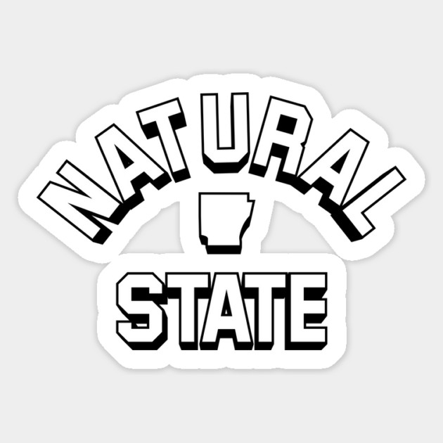 Arched Natural State Sticker by rt-shirts