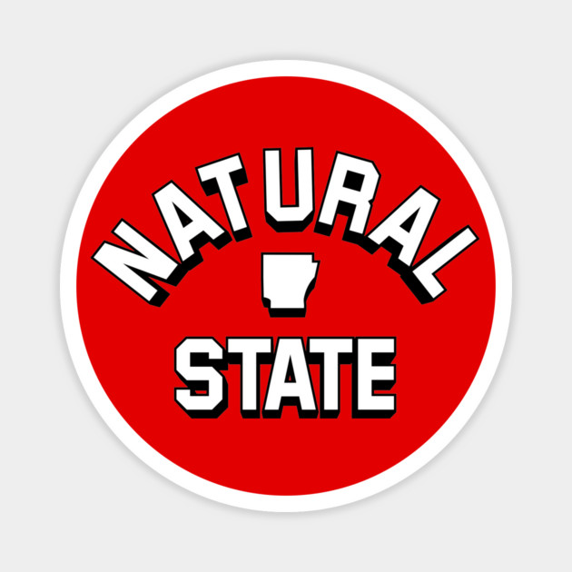 Arched Natural State Magnet by rt-shirts