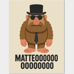 Matteo in Existential Crisis Mode – Italian Brainrot Posters and Art