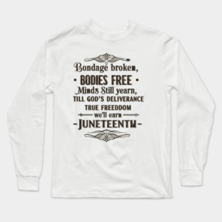 Juneteenth 2025 Long Sleeve T-Shirt