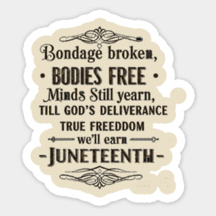 Juneteenth 2025 Sticker