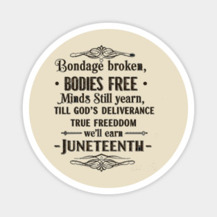 Juneteenth 2025 Magnet