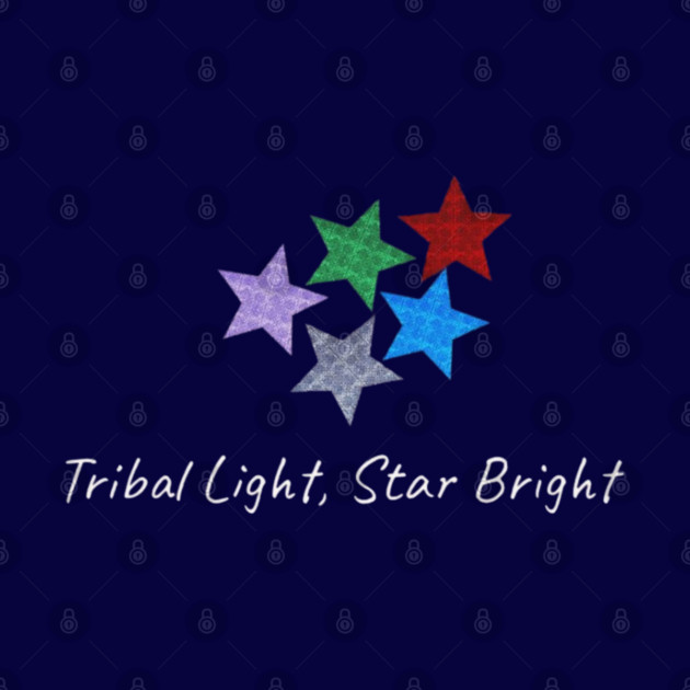 Tribal Light, Star Bright – Hmong Pattern Stars by Pimcolle