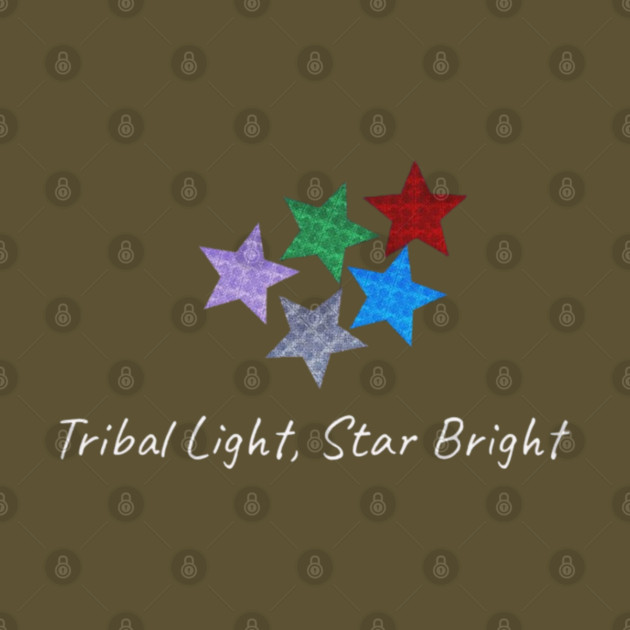 Tribal Light, Star Bright – Hmong Pattern Stars by Pimcolle