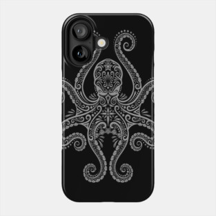 Intricate Dark Octopus Phone Case