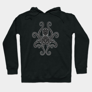 Intricate Dark Octopus Hoodie
