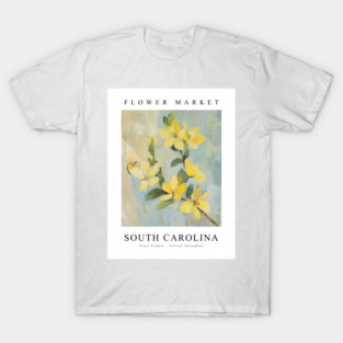 South Carolina State Flower Yellow Jessamine T-Shirt