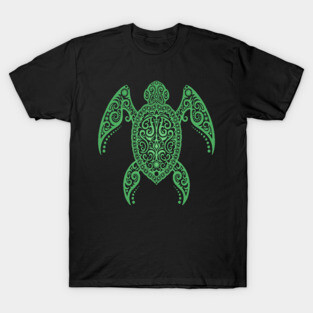 Intricate Green Sea Turtle T-Shirt