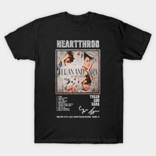 TEGAN AND SARA HEARTTHROB Tシャツ Tegan and Sara Heartbreak White T-Shirt - Tegan and Sara Store