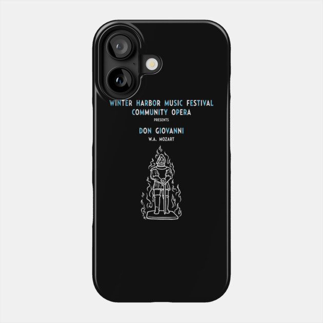 Mozart's Don Giovanni Phone Case by Winter Harbor Music Festival