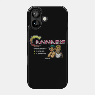 Cannabis Arcade Game Phone Case