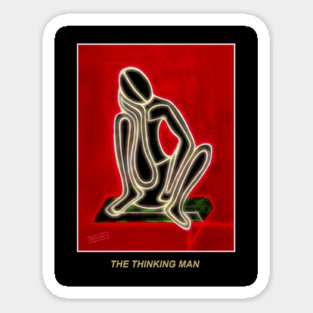 THE THINKING MAN BY HAWA Magnet