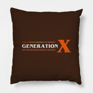 Generation X Pillow