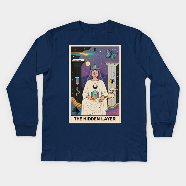 The Hidden Layer -> Inspect Element Kids Long Sleeve T-Shirt by Thingtime