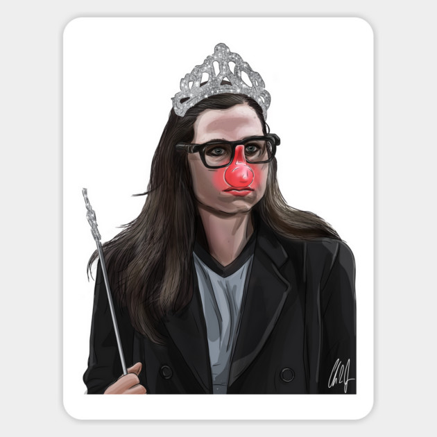 Good Will Hunting: Red Nose Princess Magnet by 51Deesigns