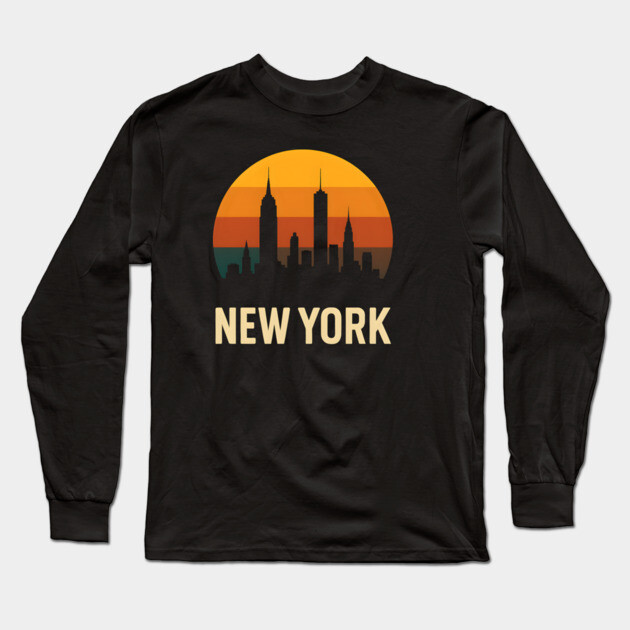 New York Vibe Long Sleeve T-Shirt by UrbanLifeApparel