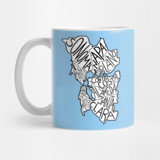 Bay Area Map Mug