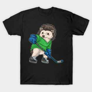Hedgehog Ice hockey Ice hockey stick T-Shirt