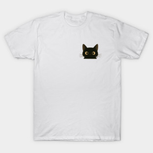 Black Cat - Pocket Cat T-Shirt