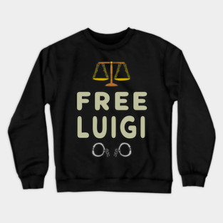 Free Luigi Crewneck Sweatshirt
