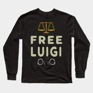 Free Luigi Long Sleeve T-Shirt
