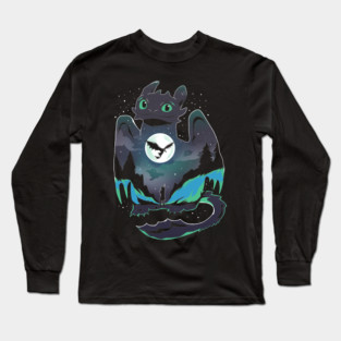 Landscape Dragon Long Sleeve T-Shirt