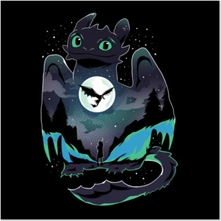 Landscape Dragon Posters and Art