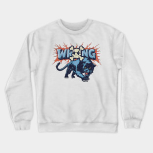 Vintage Wild Cat Crewneck Sweatshirt