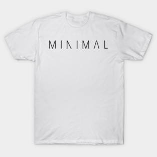 MINIMAL Black T-Shirt
