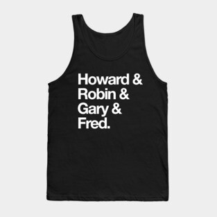 Howard Stern Cast Tank Top
