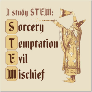 STEM wizard Posters and Art