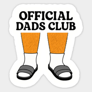 Official Dads Club Magnet