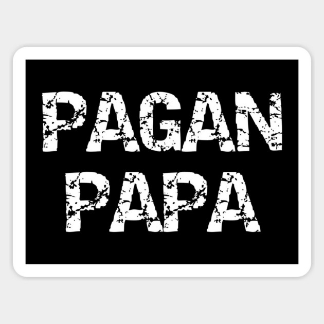 Pagan Papa Wiccan Fathers Day Cheeky Witch® Magnet by Cheeky Witch