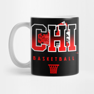 Chicago Basketball Retro Mug
