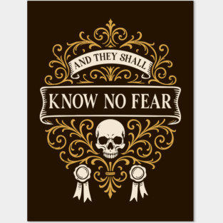 And They Shall Know No Fear Wargaming Posters and Art