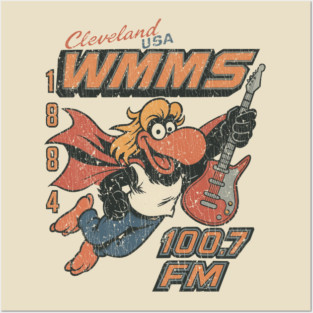 Vintage WMMS Cleveland / 80s Rock Radio Station Posters and Art