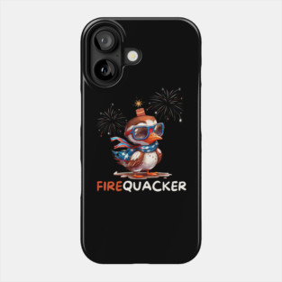 Funny Firequacker 4th Of July Design Phone Case