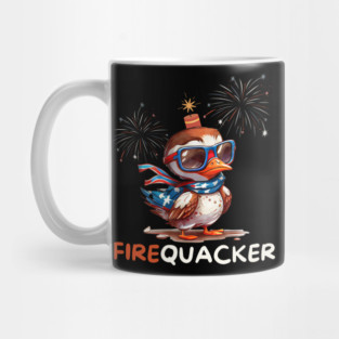 Funny Firequacker 4th Of July Design Mug