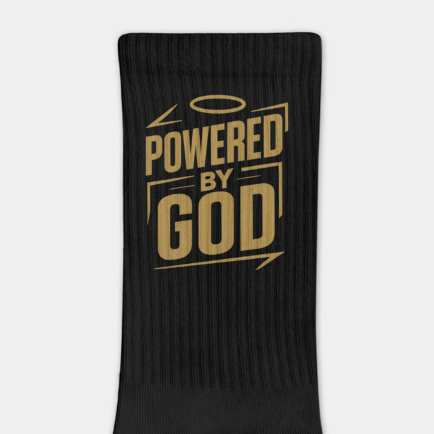 Powered By God Christian Gift by Joyce A's Store