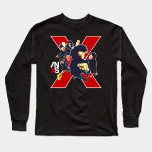 INXS X Era Fan Art Long Sleeve T-Shirt