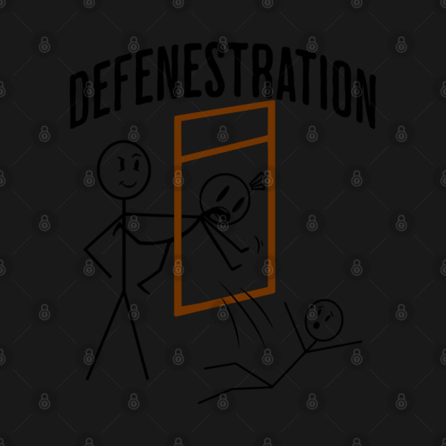 Defenestration Demonstration funny weird vocabulary design by Luxinda