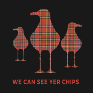 Tartan Seagulls T-Shirt