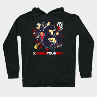INXS X Era World Tour 1991 Fan Art Hoodie
