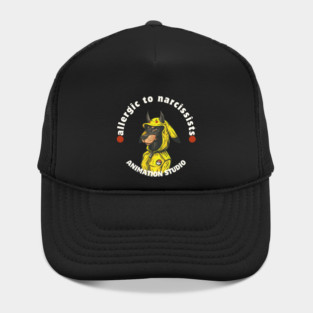 Allergic to Narcissists – Guard Dog Energy Tee Hat