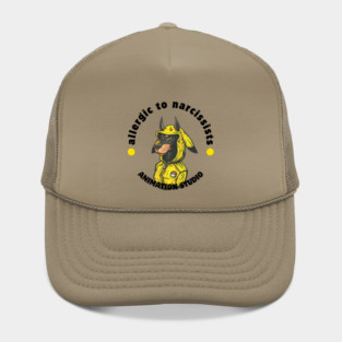 Allergic to Narcissists – Guard Dog Energy Tee (Light) Hat