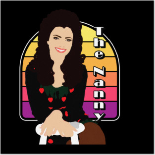The Nanny Retro Pop Art Posters and Art