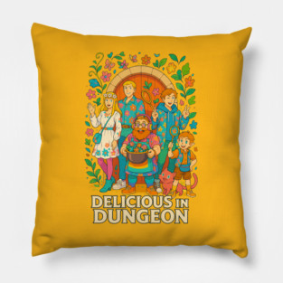 Delicious-In-Dungeon Pillow