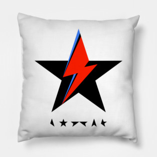 Blackstar • Bowie Thunderbolt Pillow