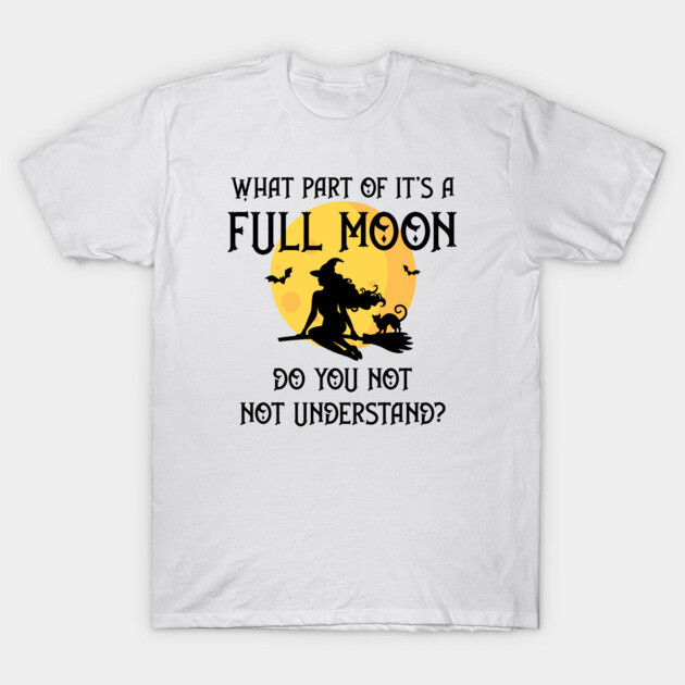 What Part of It's a Full Moon Do You Not Understand Cheeky Witch® T-Shirt by Cheeky Witch