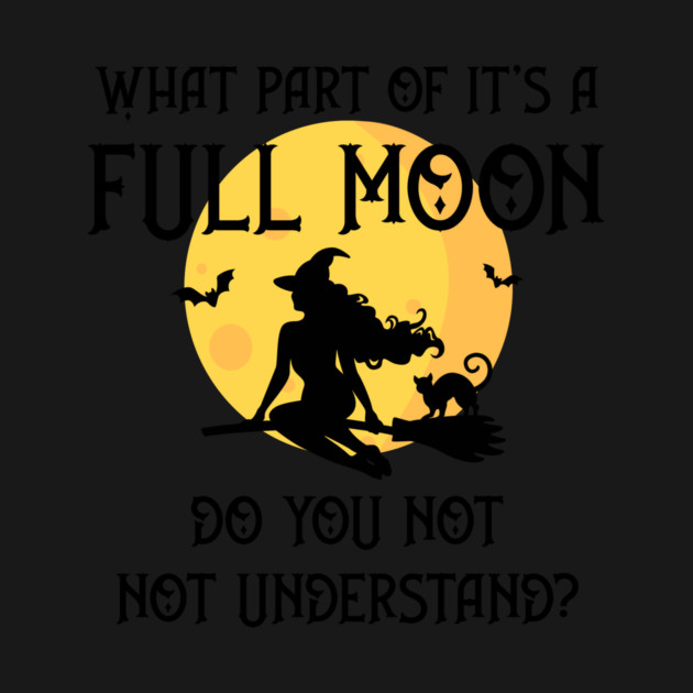 What Part of It's a Full Moon Do You Not Understand Cheeky Witch® by Cheeky Witch